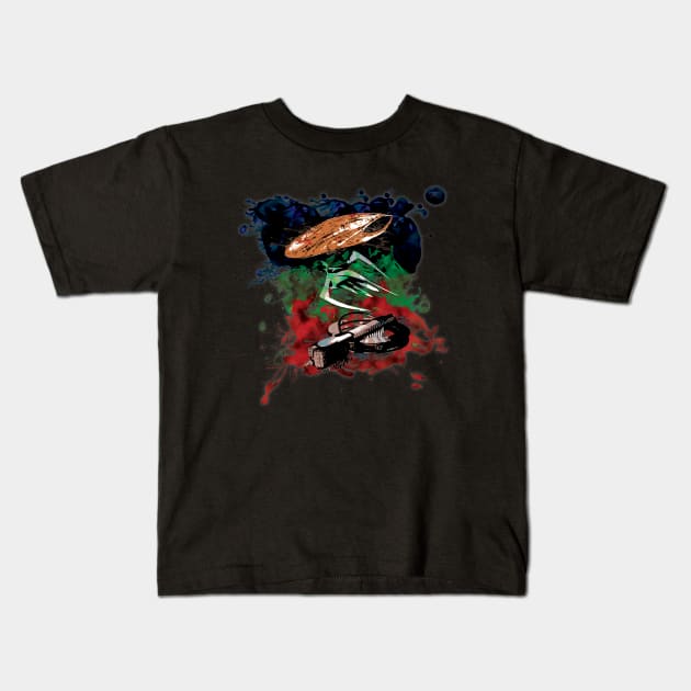 Farscape Ships Kids T-Shirt by spritelady